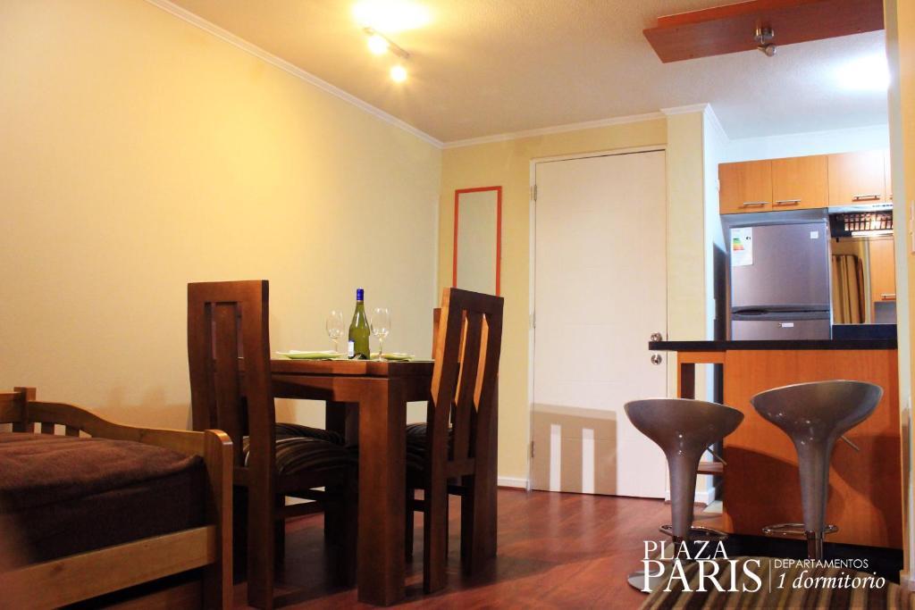 Plaza Paris Amistar Apartamento Santiago Quarto foto