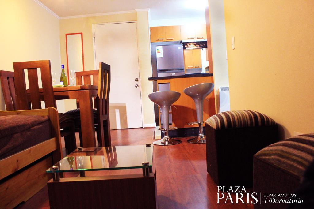 Plaza Paris Amistar Apartamento Santiago Quarto foto