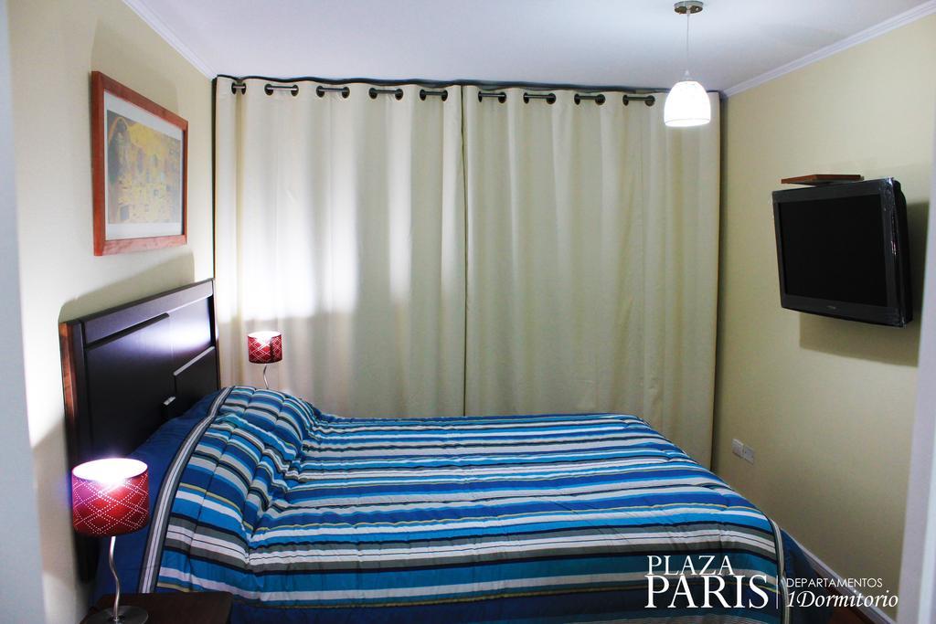 Plaza Paris Amistar Apartamento Santiago Quarto foto