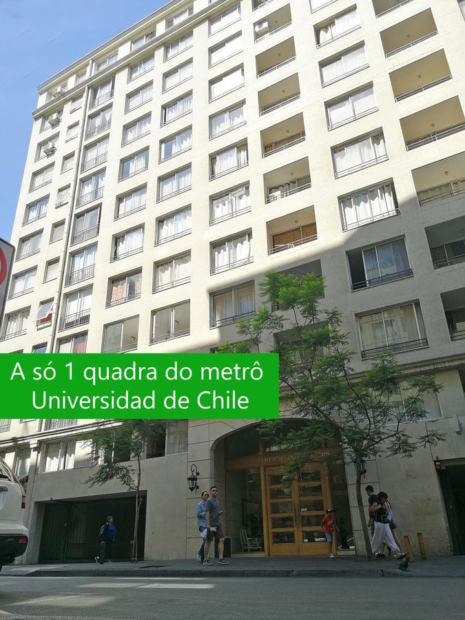 Plaza Paris Amistar Apartamento Santiago Exterior foto